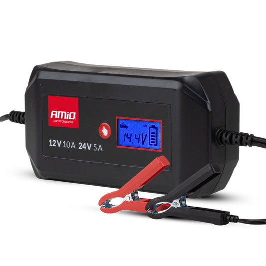 Digitaalinen akkulaturi STD GEL AGM WET MAX 10A 12/24V AMIO-04525