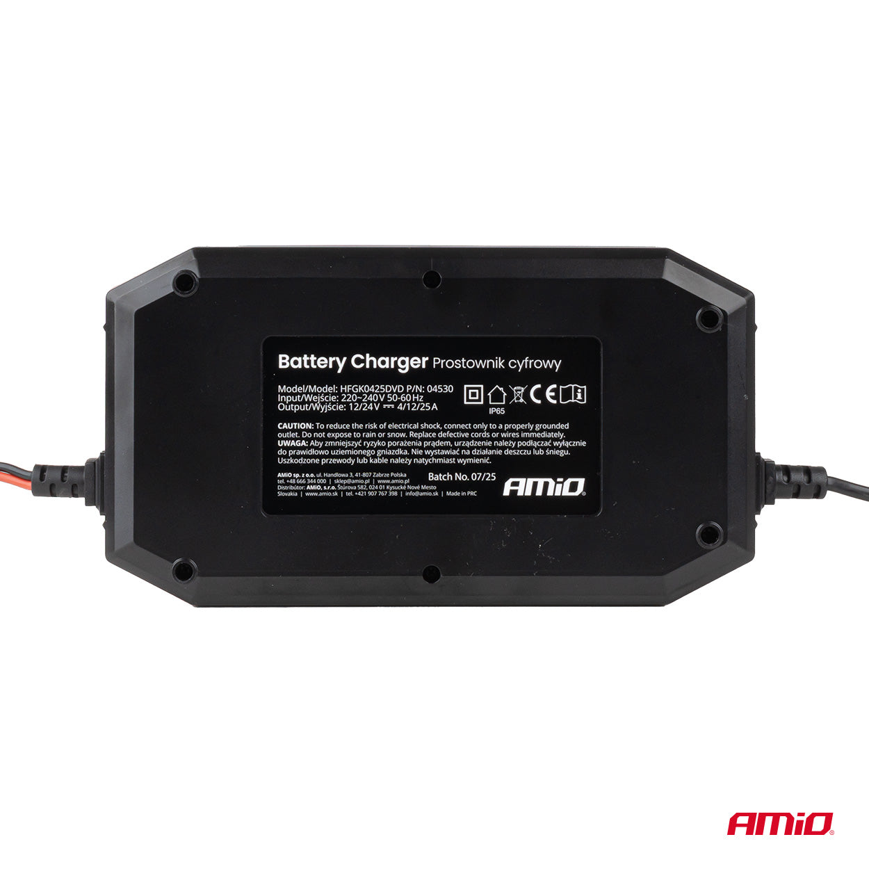 Digitaalinen akkulaturi BOOST AGM GEL STD LiFePo4 MAX 25A 12/24V PRO AMIO-04530