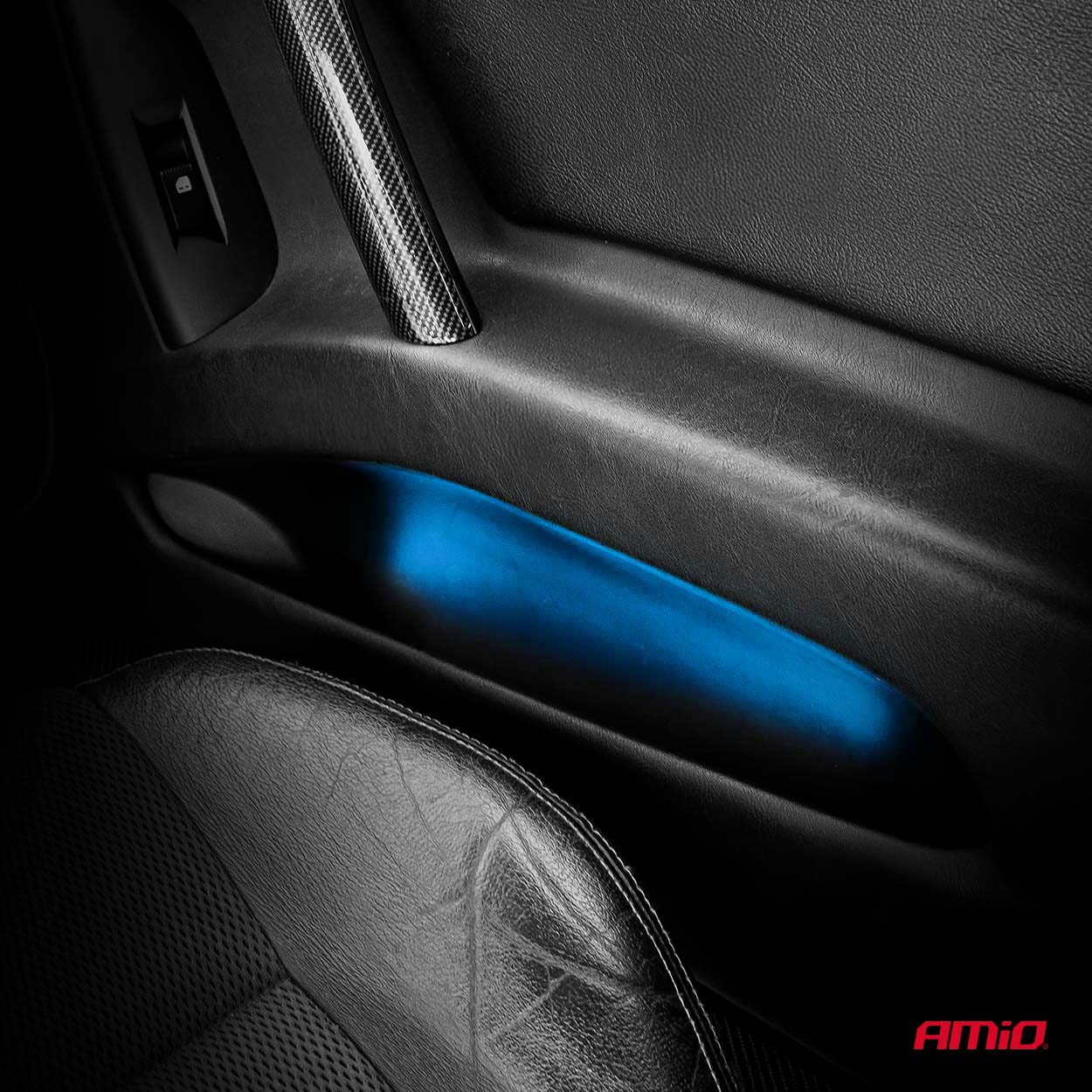 LED-Autostreifen COB blau 2x30 cm 12 V AMIO-04571