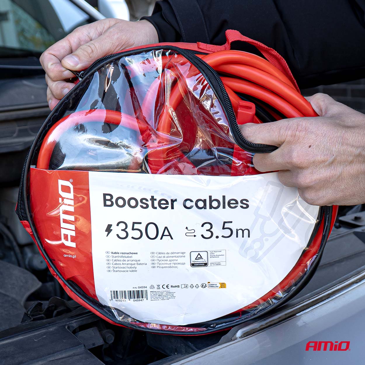 Starthilfekabel 350A 3.5m TÜV AMIO-04594