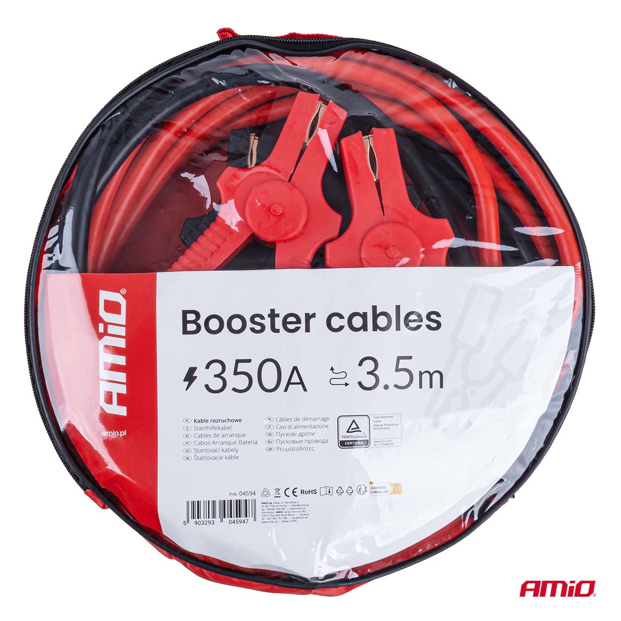 Starthilfekabel 350A 3.5m TÜV AMIO-04594