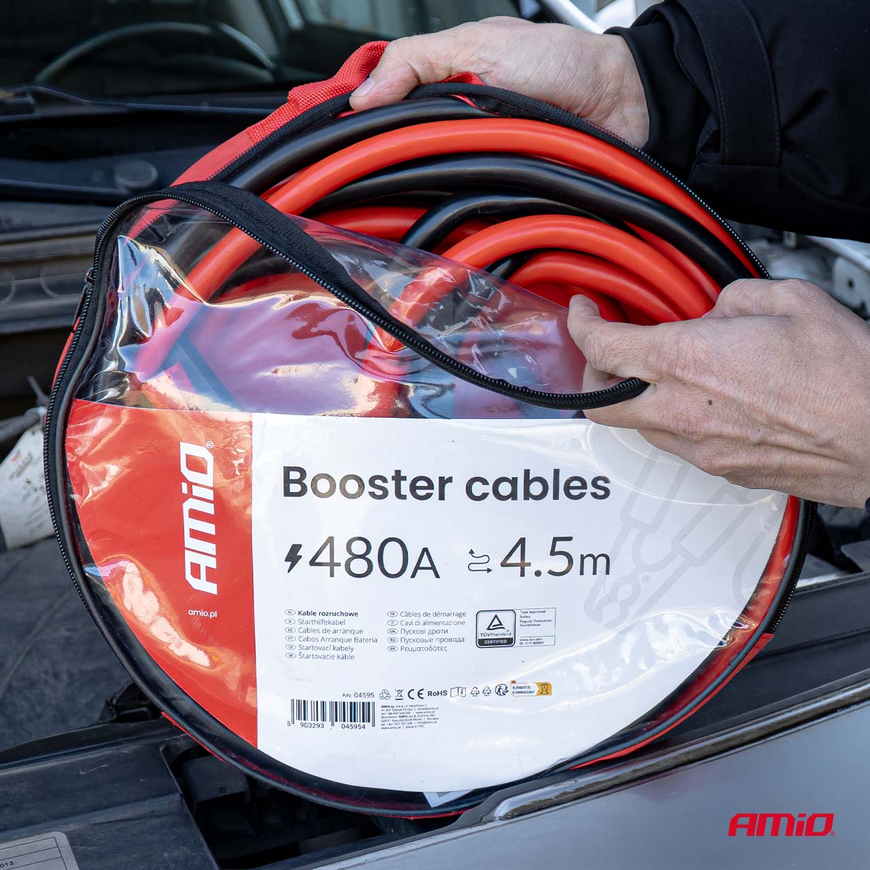 Starthilfekabel 480A 4.5m TÜV AMIO-04595