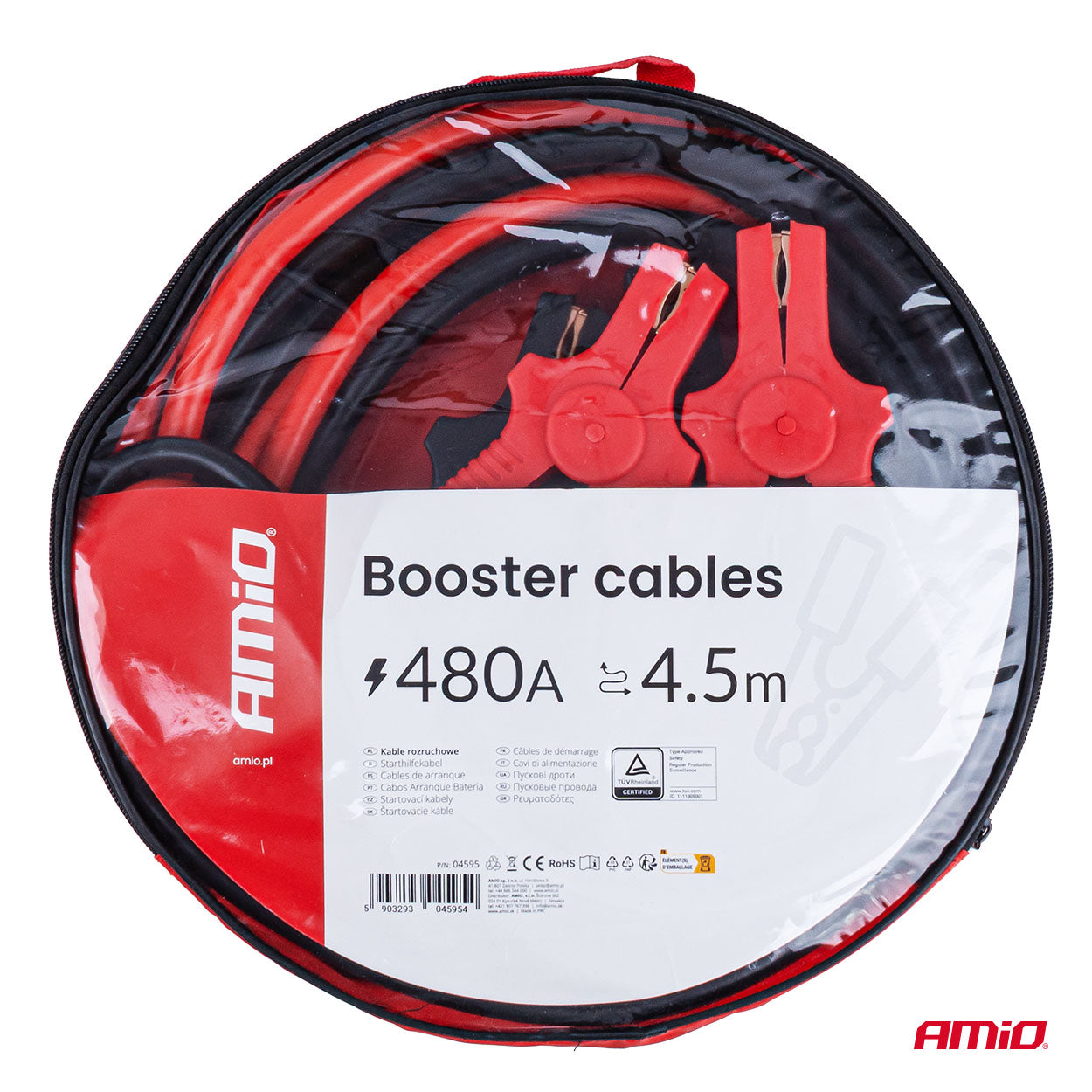 Starthilfekabel 480A 4.5m TÜV AMIO-04595
