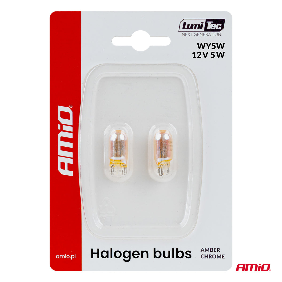 Halogeenipolttimo WY5W 12V 5W LumiTec AMBER CHROME 2 kpl