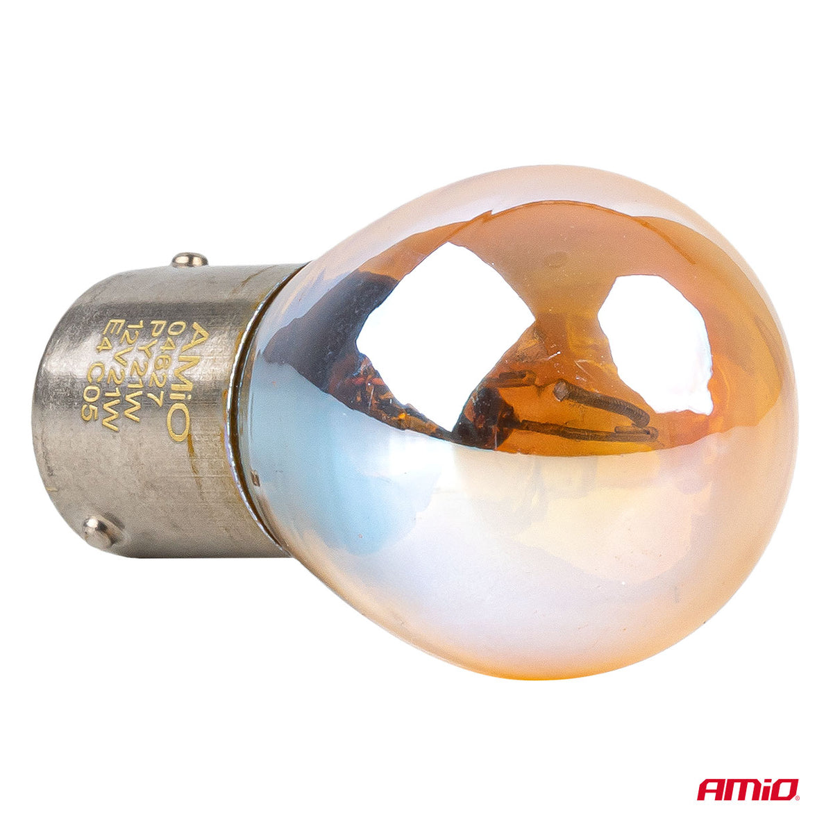 Halogeenipolttimo PY21W 12V 21W BAU15S LumiTec Amber Chrome 2 kpl