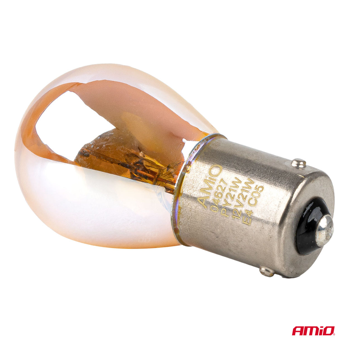 Halogeenipolttimo PY21W 12V 21W BAU15S LumiTec Amber Chrome 2 kpl