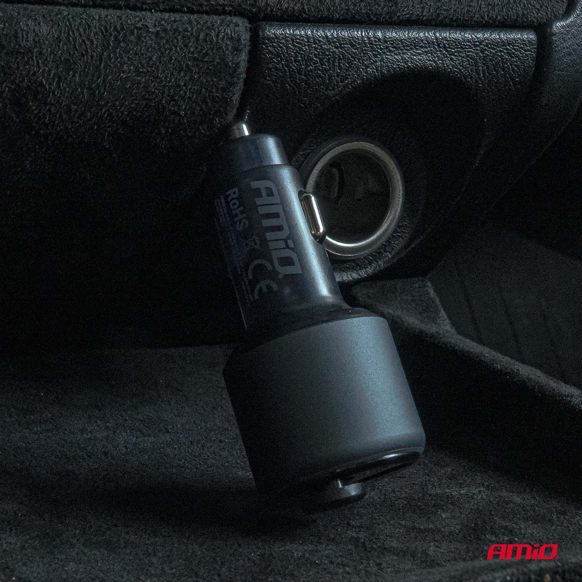 FM-lähetin 1×USB-A 1×USB-C 12 V 24 V