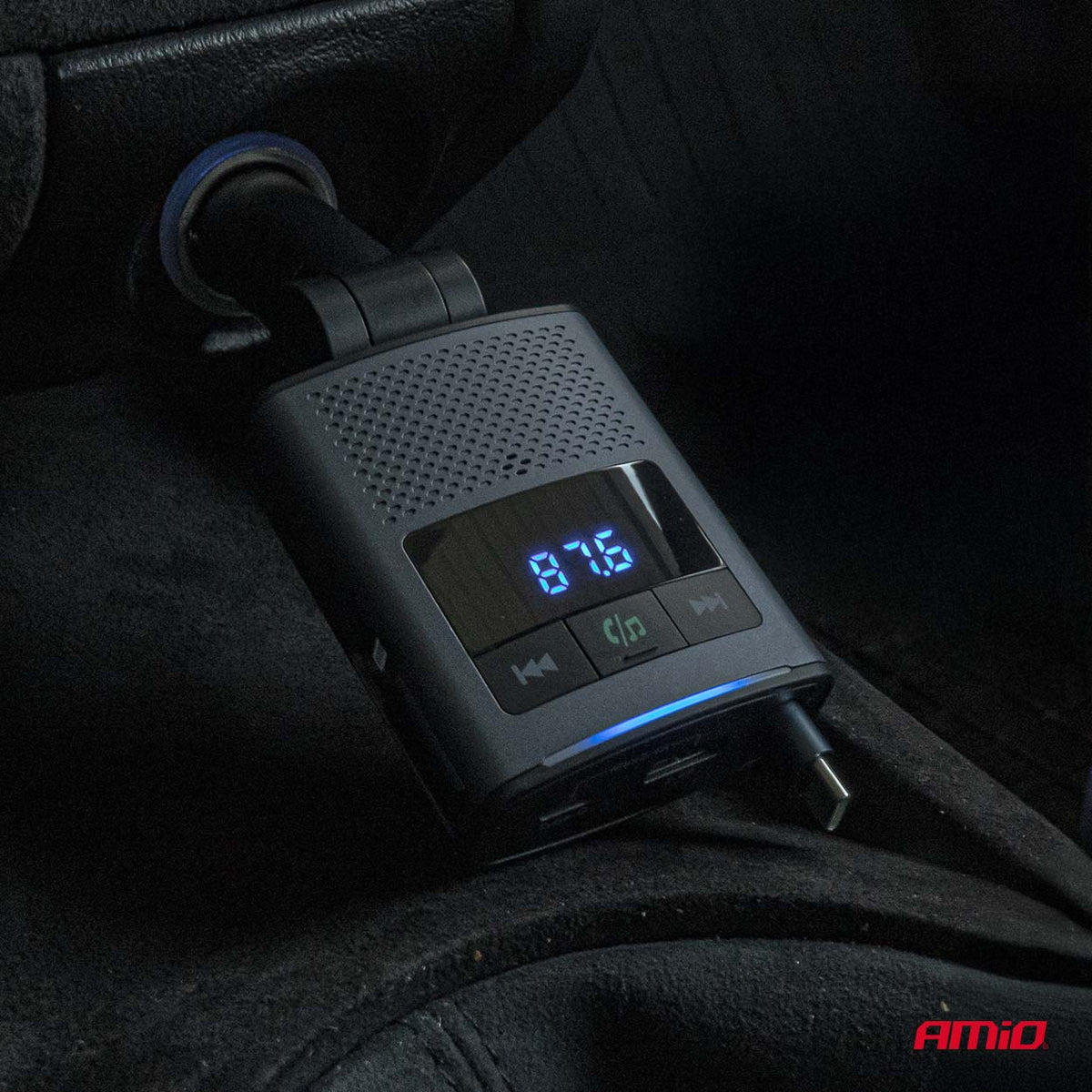 FM-lähetin 1×USB-A 1×USB-C 12 V 24 V
