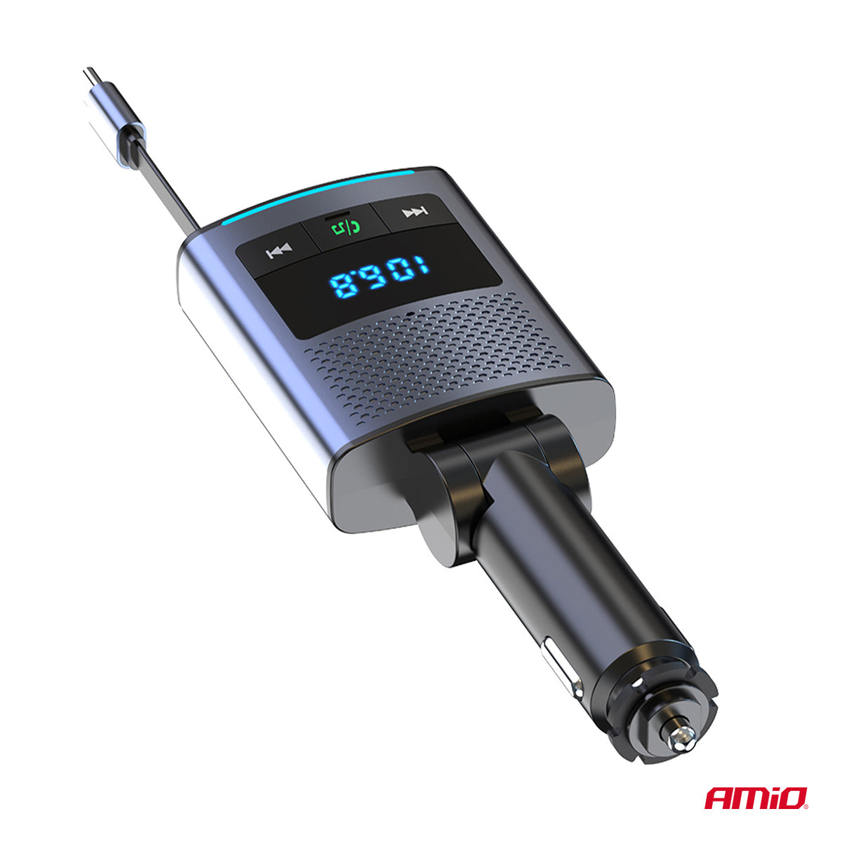 FM-lähetin 1×USB-A 1×USB-C 12 V 24 V