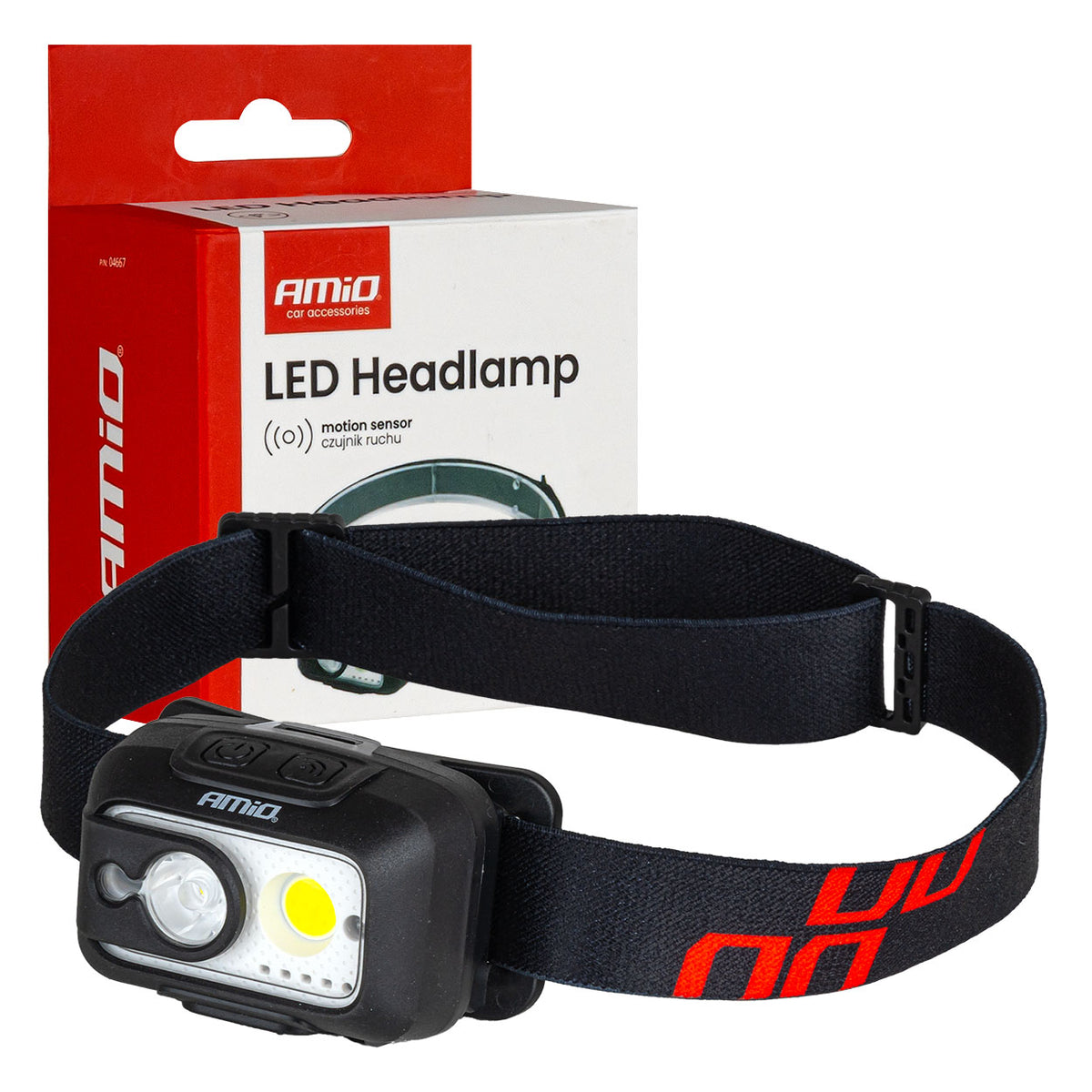 LED-otsalamppu XPG+COB 1800mAh (akulla)