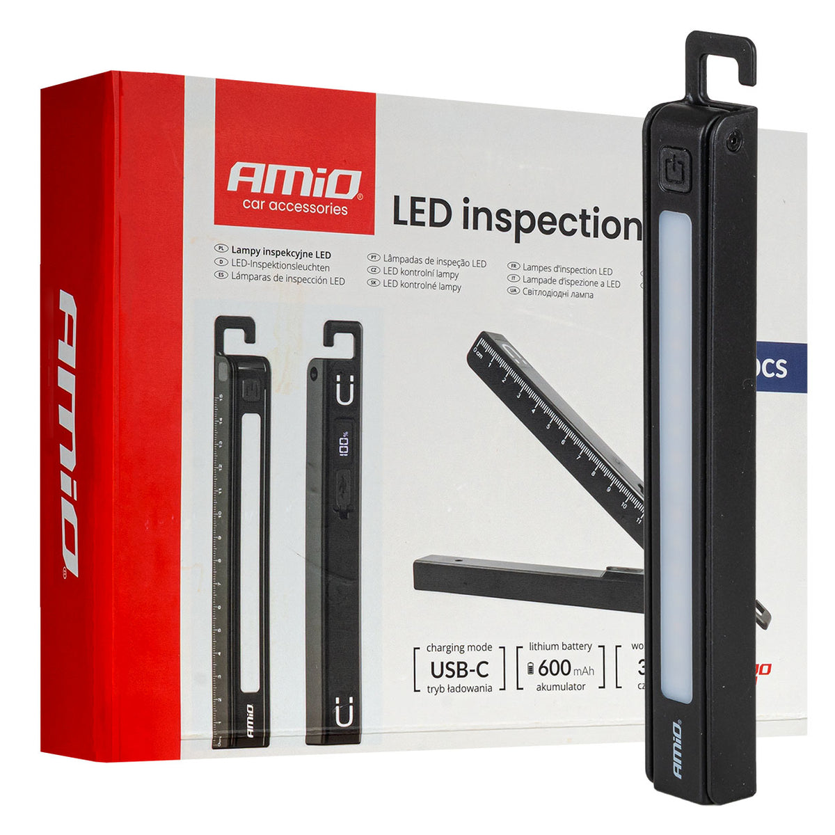 LED-tarkastusvalaisin 10 kpl