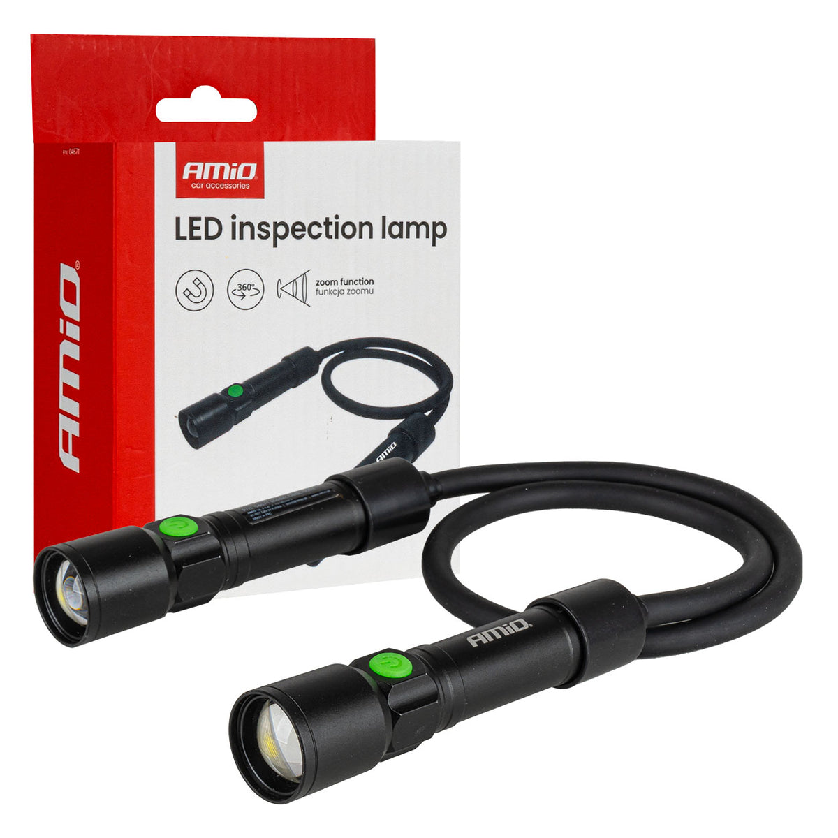 LED-tarkastusvalo 2xP50 1000mAh (akku)