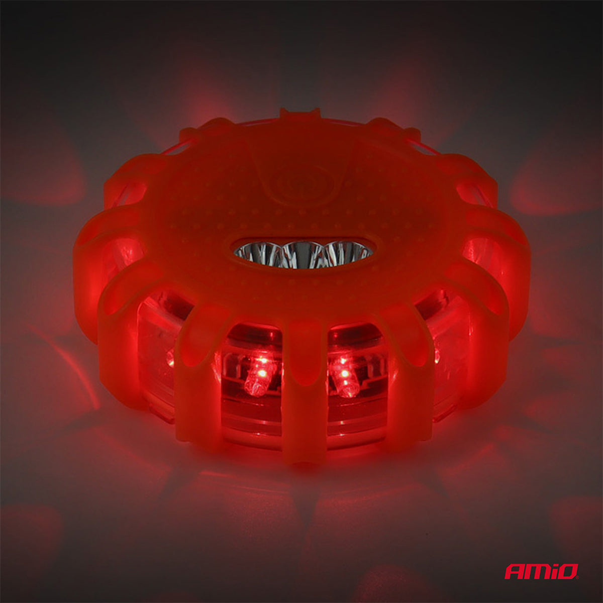 LED-varoitusvalot 12SMD+3SMD 10 kpl punainen