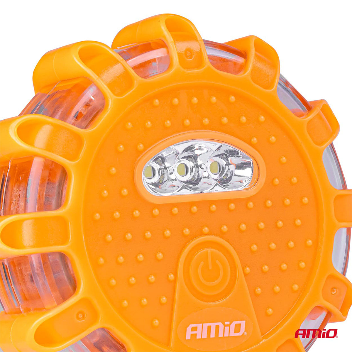 LED-varoitusvalo 12SMD+3SMD 650mAh (akku) punainen