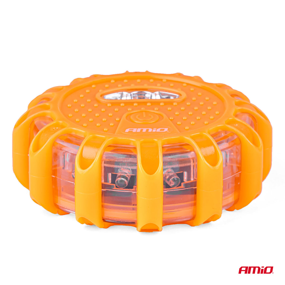 LED-varoitusvalo 12SMD+3SMD 650mAh (akku) punainen