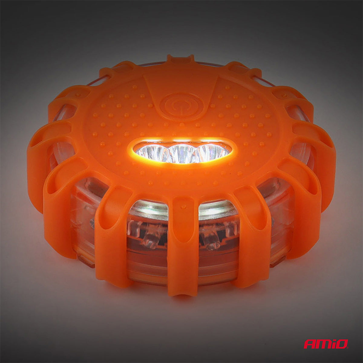 LED-varoitusvalo 12SMD+3SMD 650mAh (akku) punainen