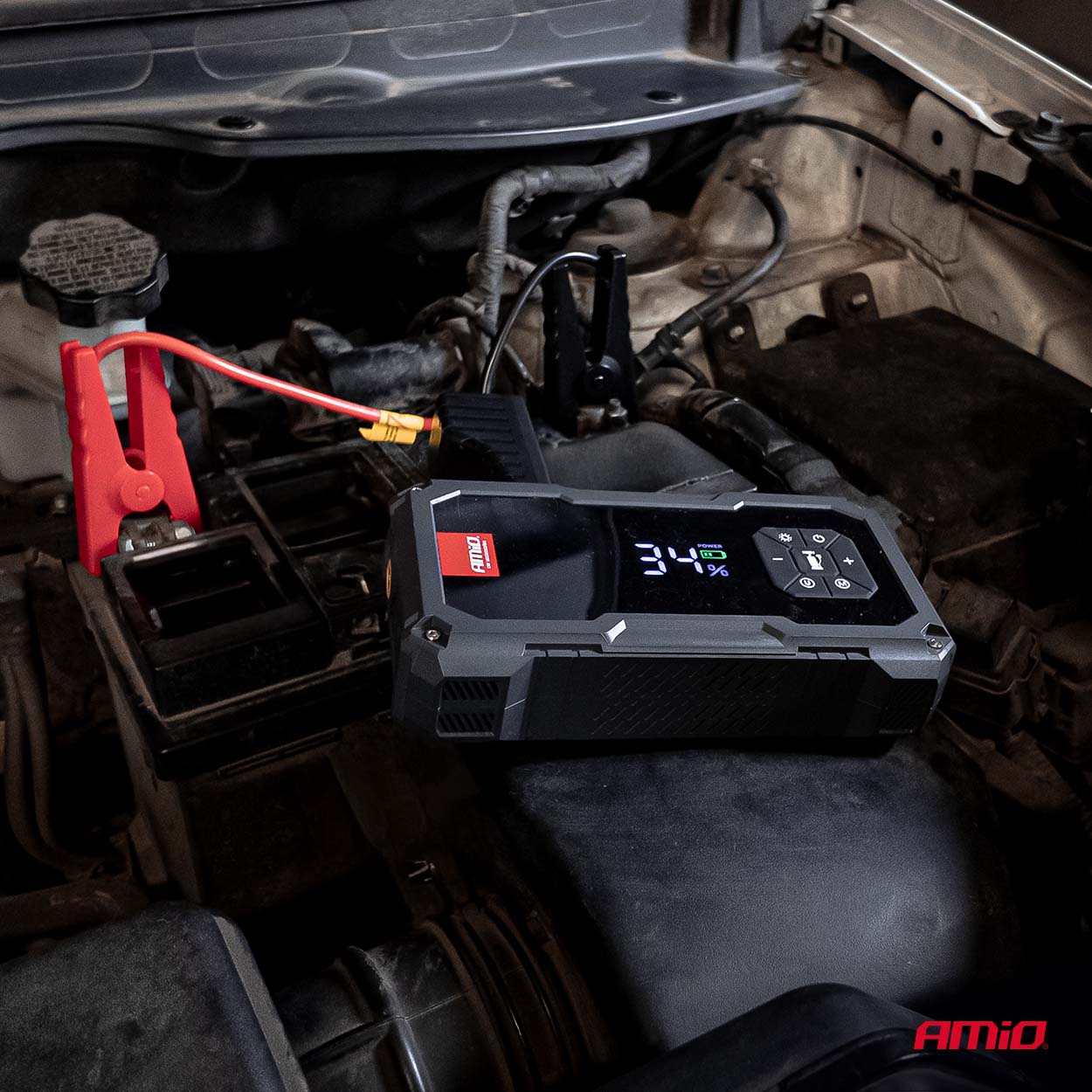 Starthilfe Power Pack 4in1 12V 7,2Ah 600A PRO AMIO-04674