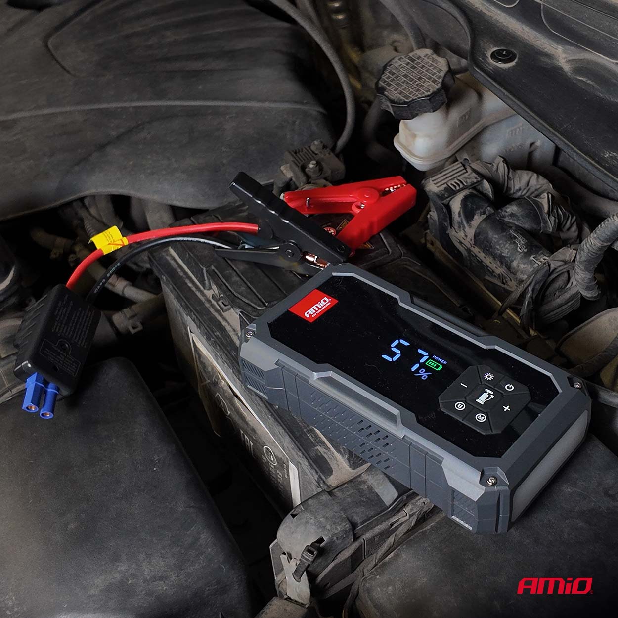 Starthilfe Power Pack 4in1 12V 7,2Ah 600A PRO AMIO-04674