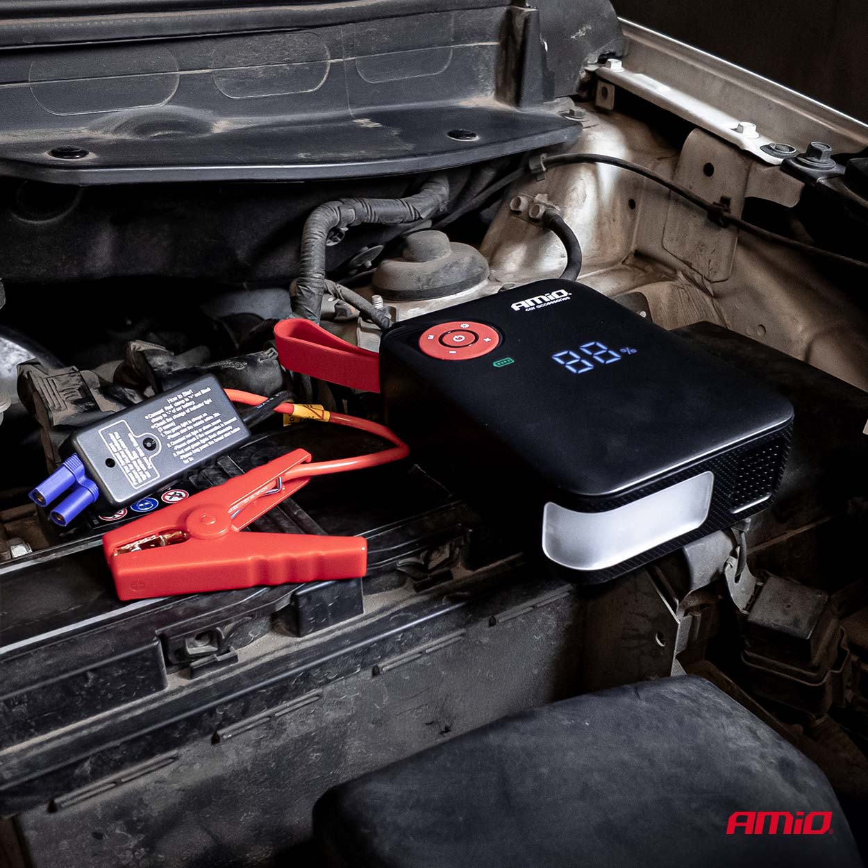 Starthilfe Power Pack 4in1 12V 7,2Ah 600A PRO AMIO-04675
