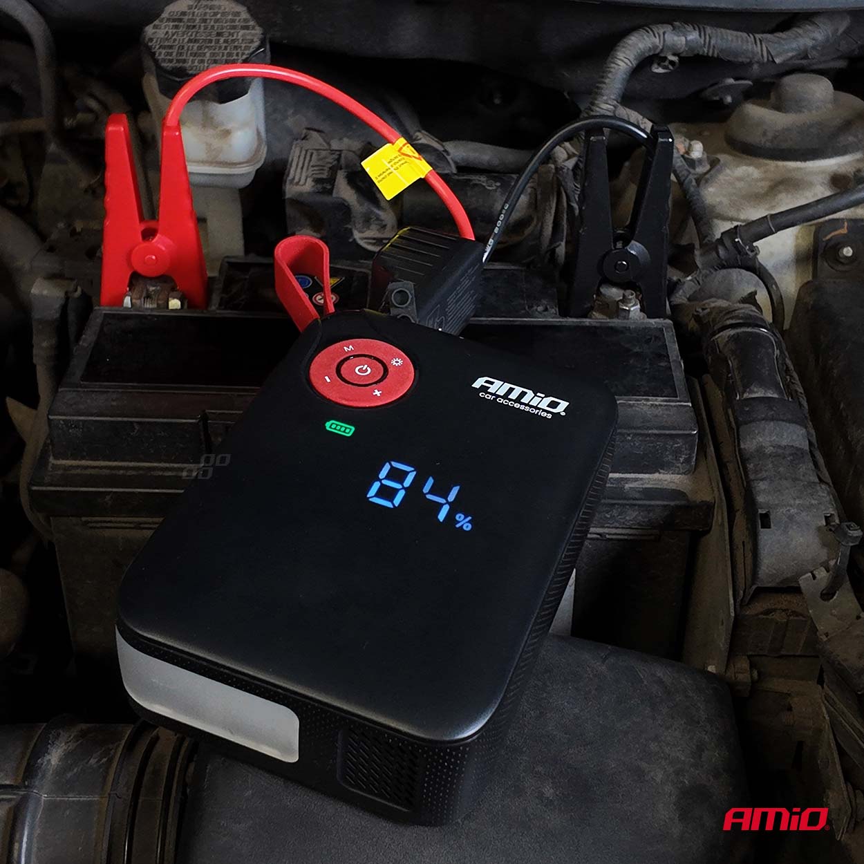 Starthilfe Power Pack 4in1 12V 7,2Ah 600A PRO AMIO-04675