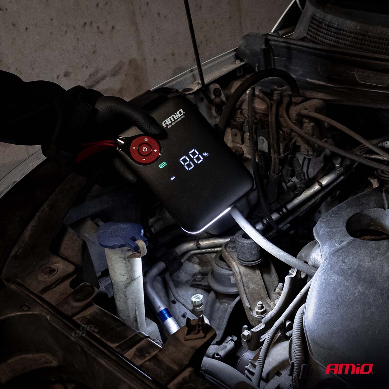 Starthilfe Power Pack 4in1 12V 7,2Ah 600A PRO AMIO-04675