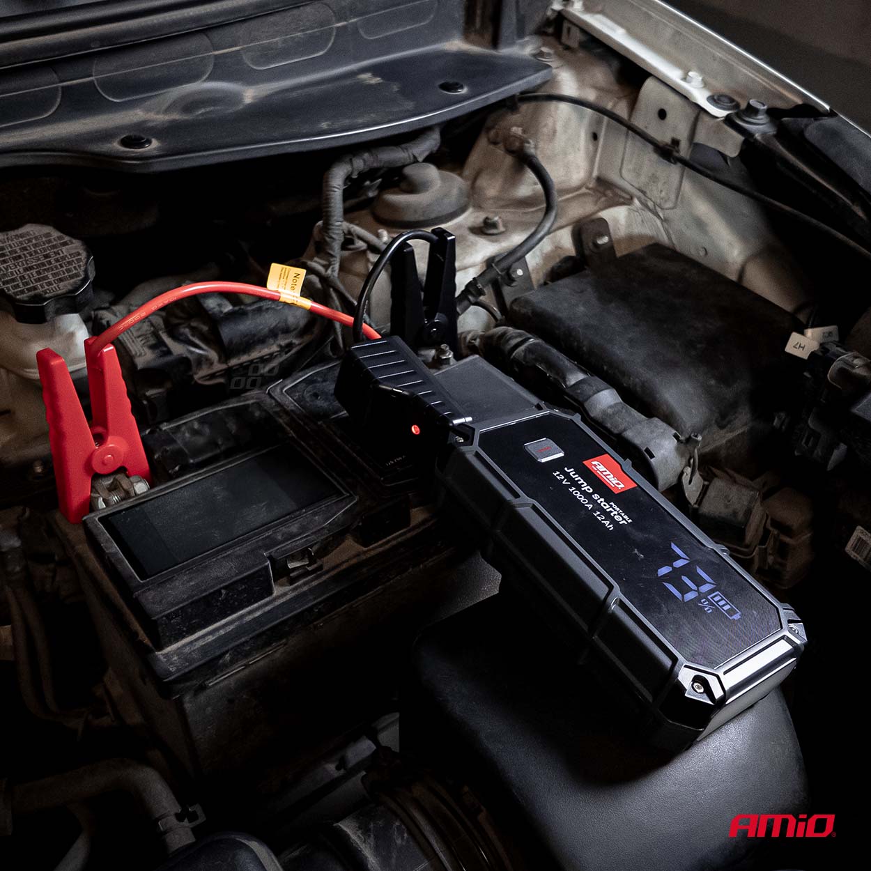 Starthilfe Power Pack 3in1 12V 12Ah 1000A PRO AMIO-04676