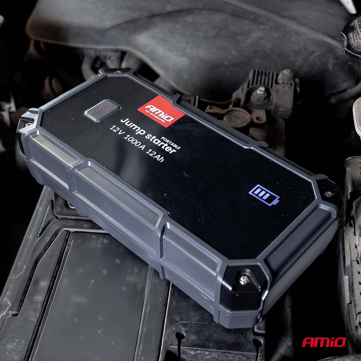 Starthilfe Power Pack 3in1 12V 12Ah 1000A PRO AMIO-04676