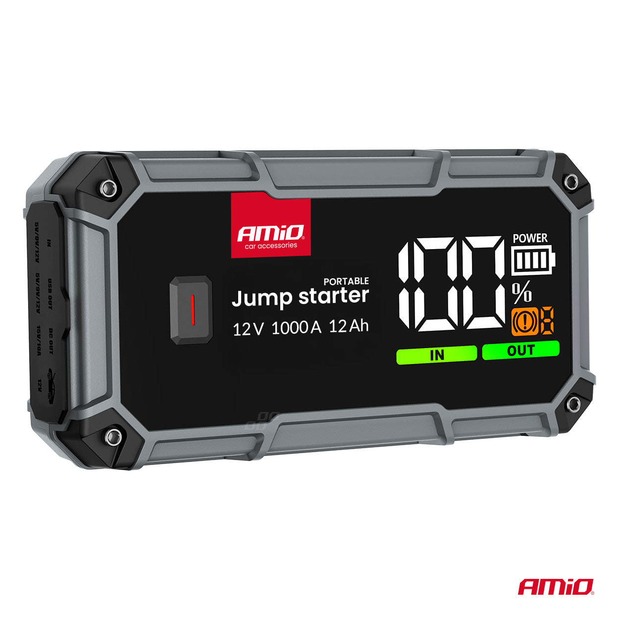 Starthilfe Power Pack 3in1 12V 12Ah 1000A PRO AMIO-04676