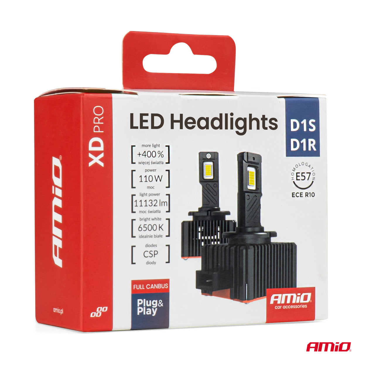 LED-ajovalot XD PRO D1S D1R FULL CANBUS AMIO-04679