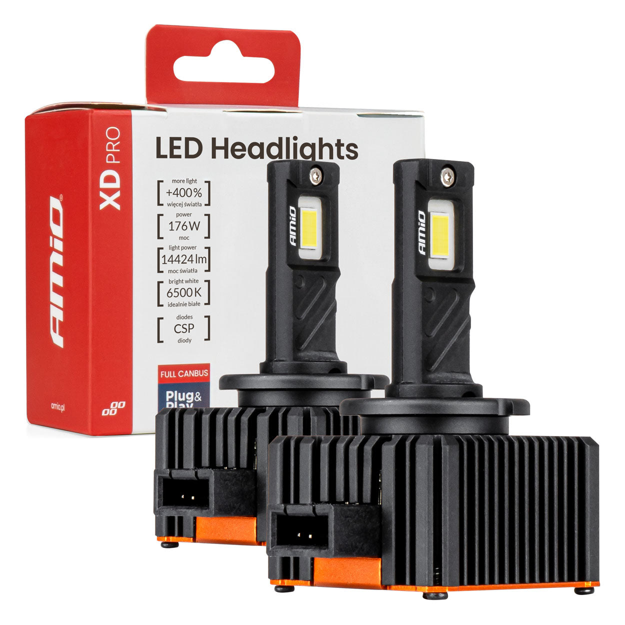 LED-ajovalot XD PRO D3S FULL CANBUS AMIO-04681
