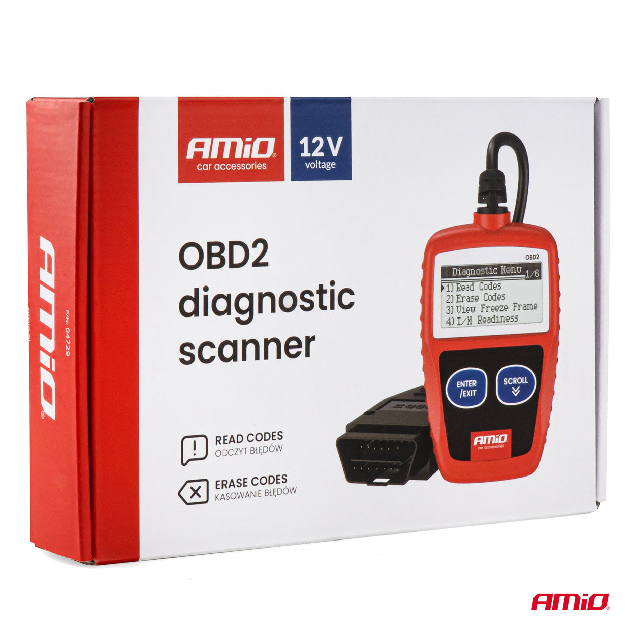 OBD2-diagnoosilaite AMIO-04729
