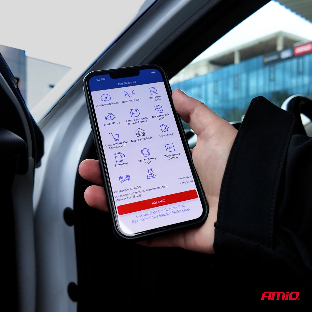 OBD2-diagnoosilaite AMIO-04732