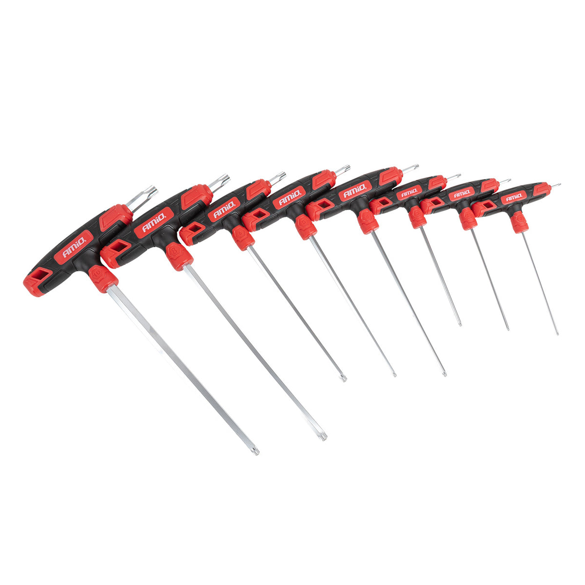 8-osainen Torx-avainsarja T-kahvalla