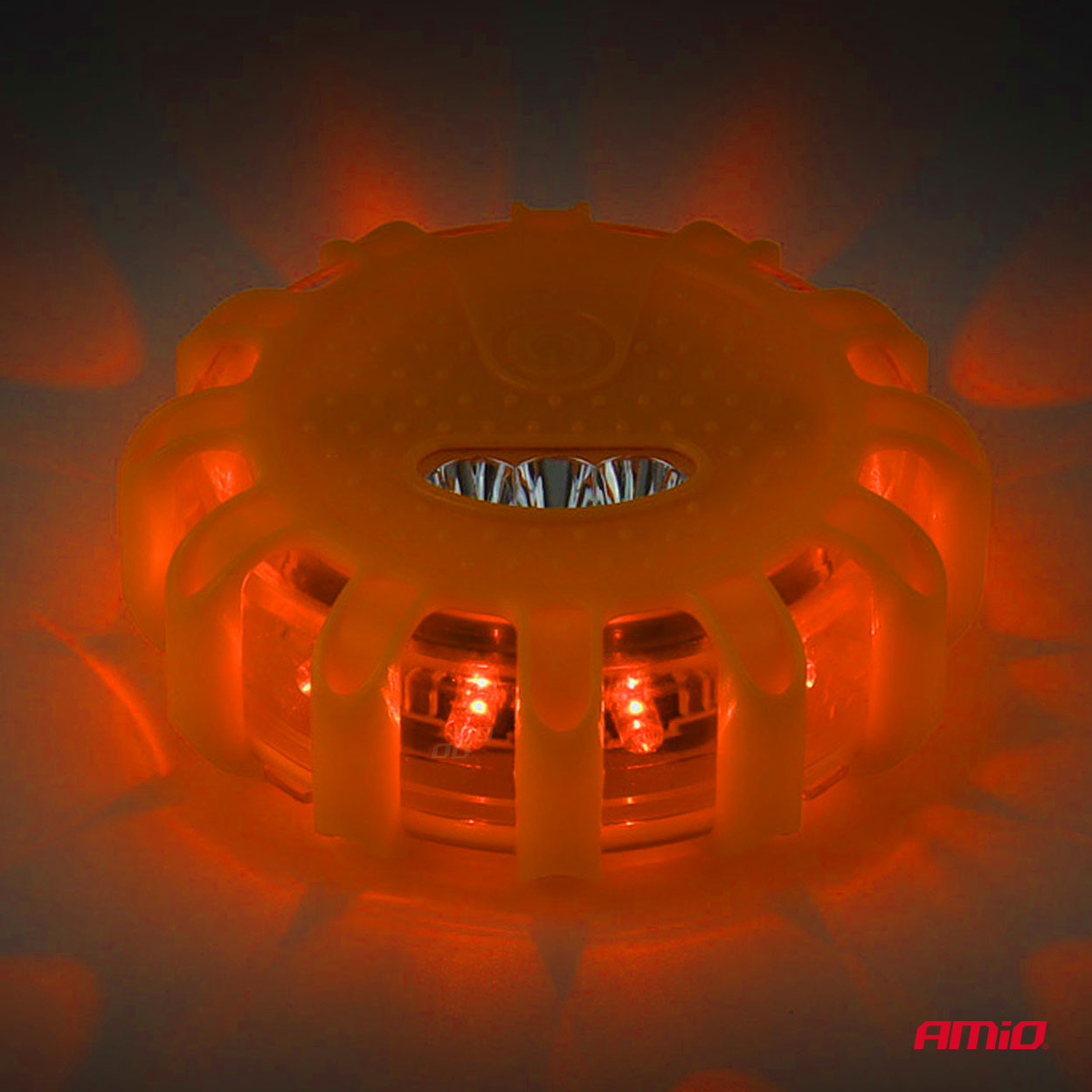 LED-Warnleuchte 3xAAA IP65 12SMD + 3SMD AMIO-04828
LED-varoitusvalo 3xAAA IP65 12SMD + 3SMD AMIO-04828