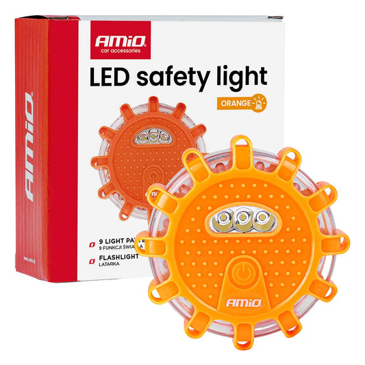 LED-Warnleuchte 12SMD+3SMD 650mAh AMIO-04829
LED-varoitusvalo 12SMD+3SMD 650mAh AMIO-04829