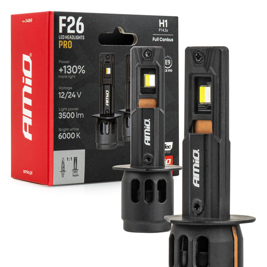 LED-ajovalot F26 PRO LumiTec LIMITED +130% DUO FULL CANBUS H1 12V 24V