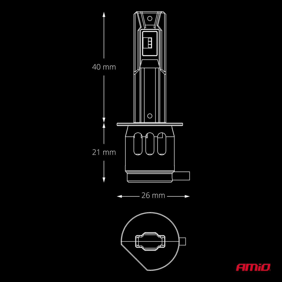 LED-ajovalot F26 PRO LumiTec LIMITED +130% DUO FULL CANBUS H1 12V 24V