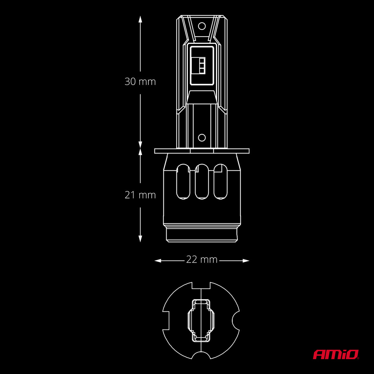 LED-ajovalot Sarja F26 PRO LumiTec LIMITED +130% DUO FULL CANBUS H3 12V 24V