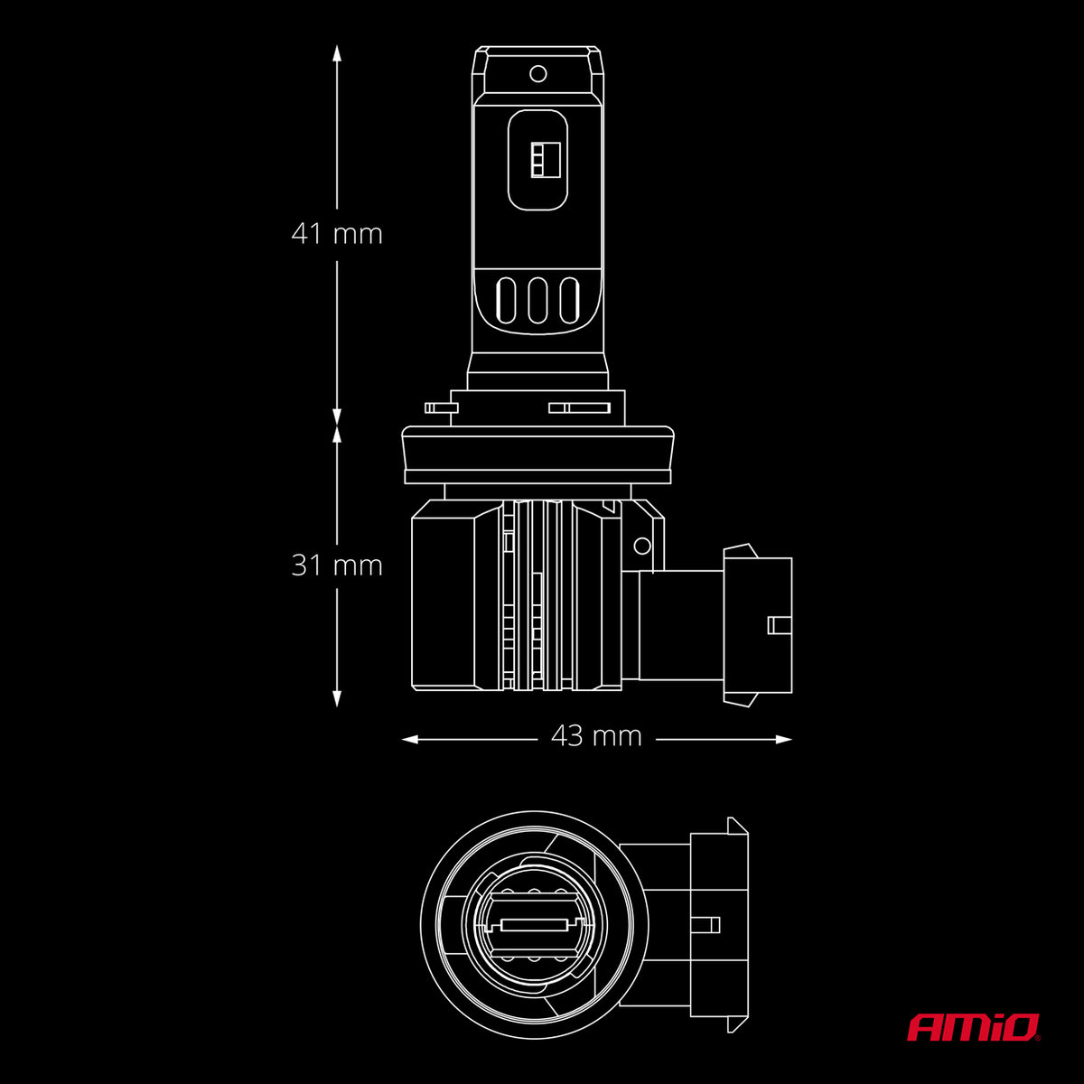 LED-polttimot F26 PRO LumiTec LIMITED +130% DUO FULL CANBUS H8 H9 H11 H16 12V 24V