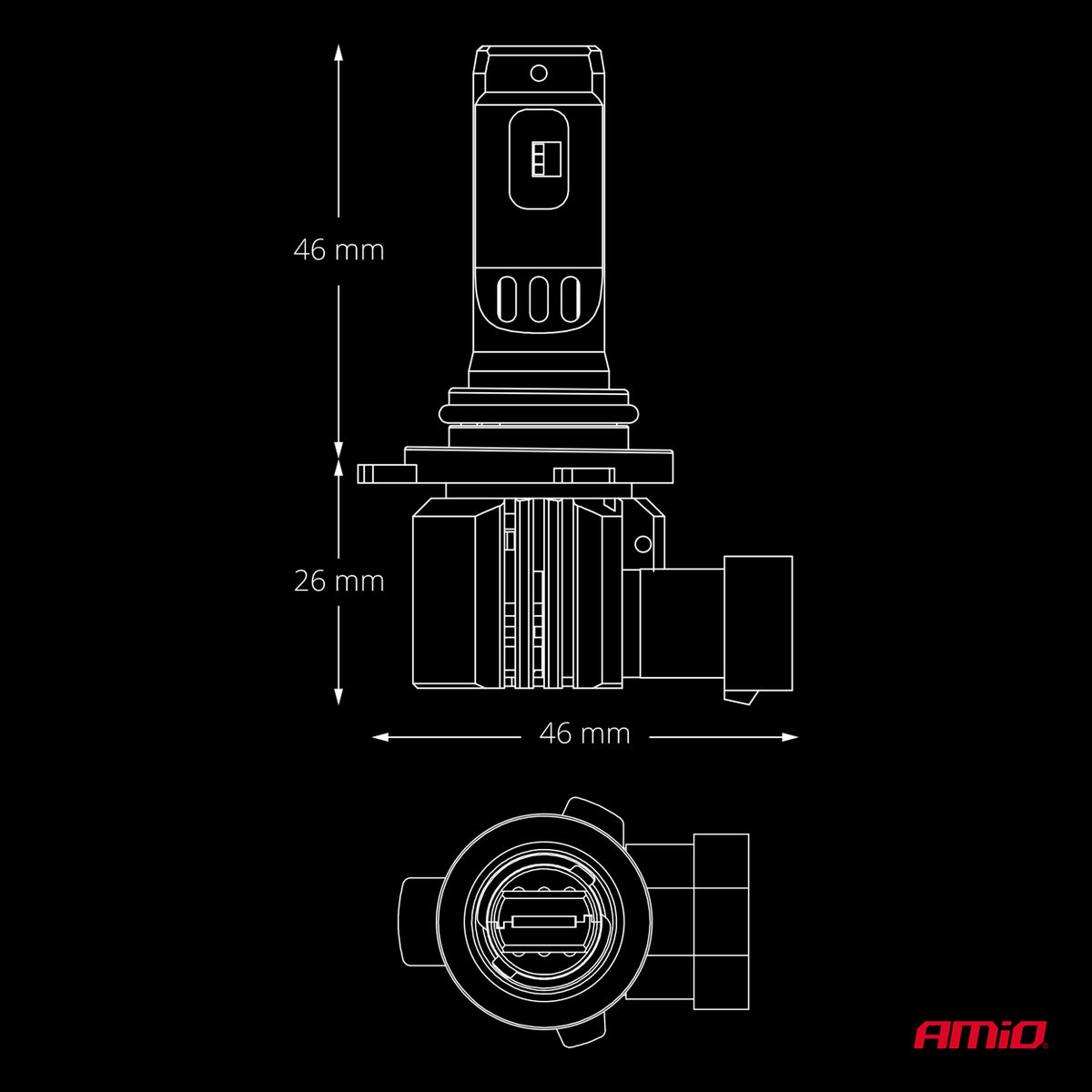 LED-ajovalot F26 PRO LumiTec LIMITED +130% DUO FULL CANBUS HIR2 12V 24V