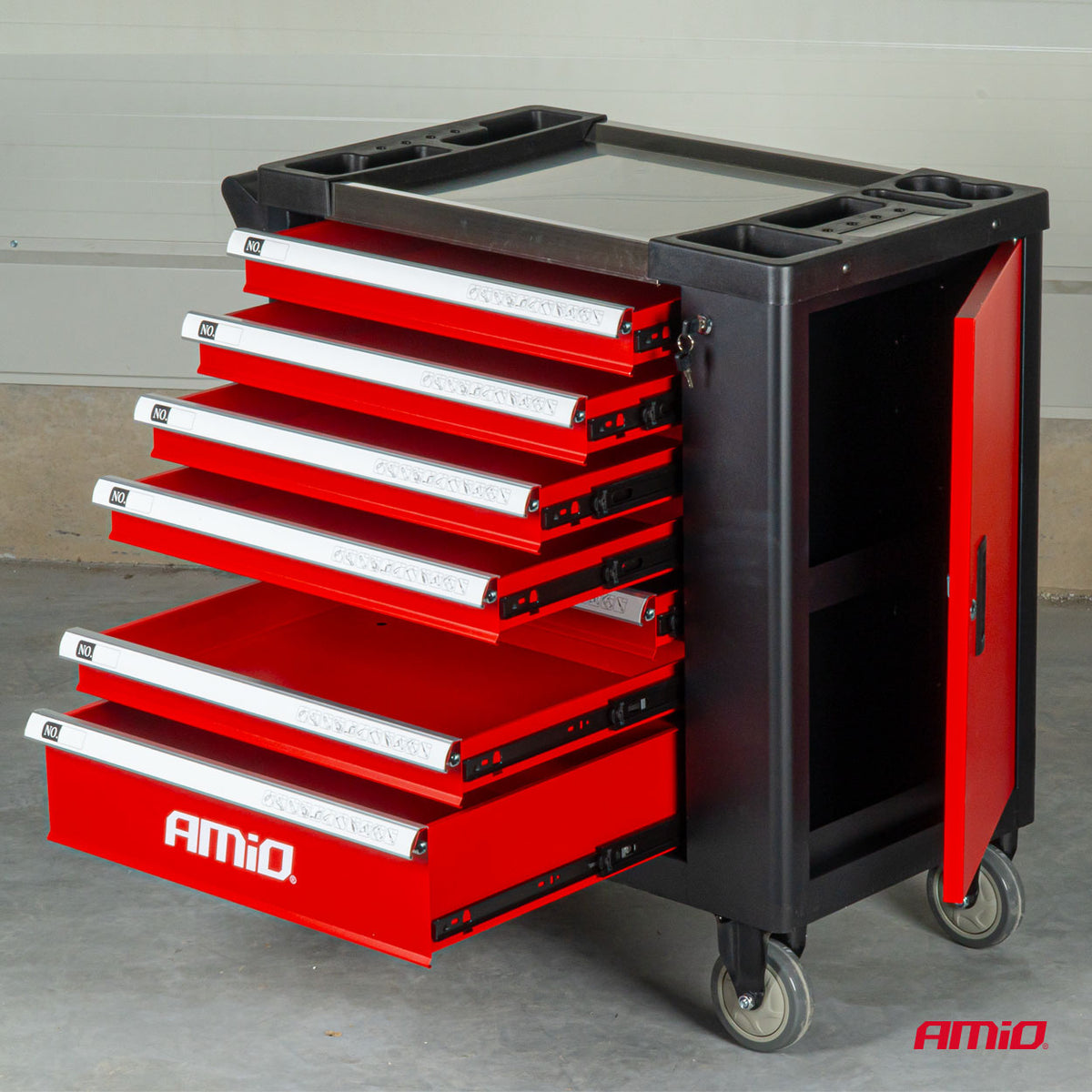 AMiO työkaluvaunu 840 × 460 × 870 mm – 04891