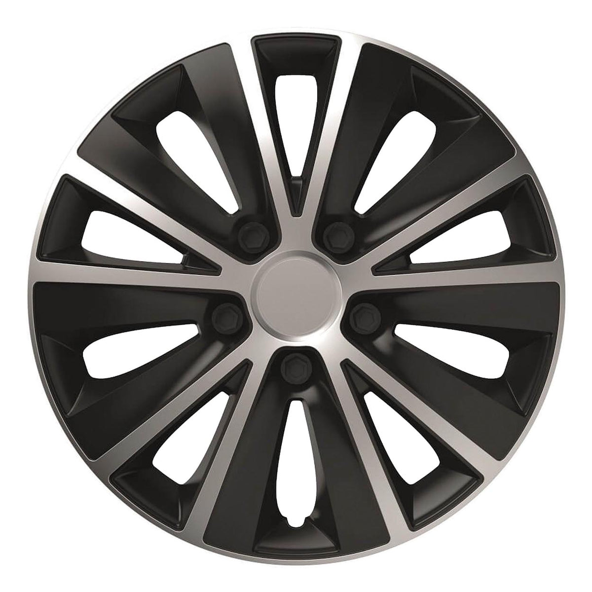 Pölykapseli Rapide 16" SILVER&amp;BLACK (musta ja hopea)