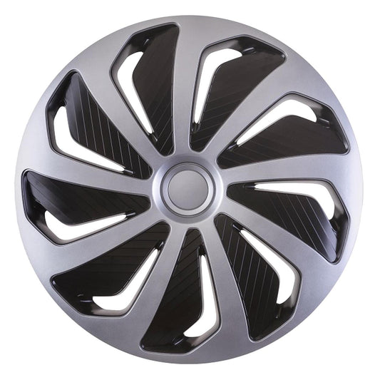 Pölykapseli Wind 16" hopea/musta