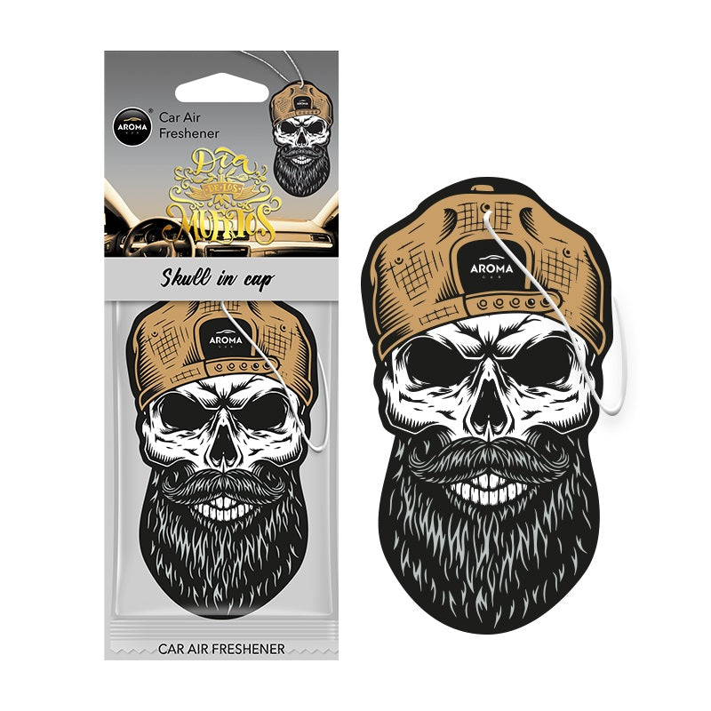 Auton ilmanraikastin AROMA CAR MUERTOS Skull in a Cap