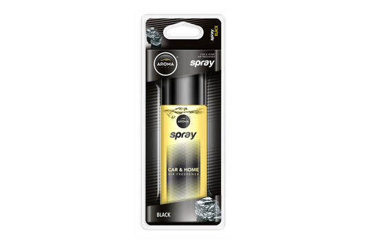 Auton ilmanraikastin AROMA SPRAY BLACK
