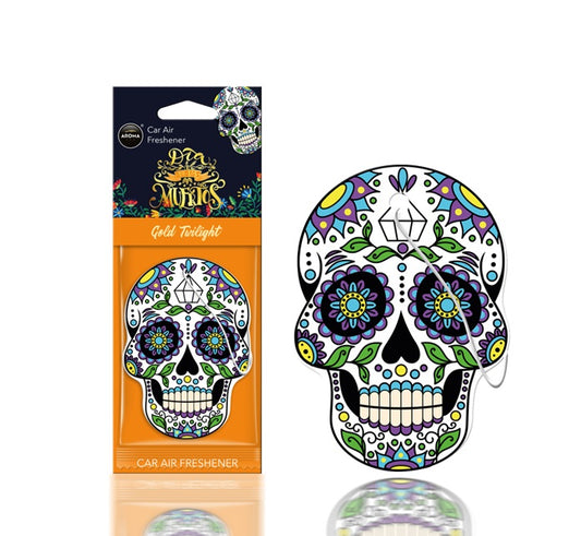 Auton ilmanraikastin MUERTOS Gold Tatoo