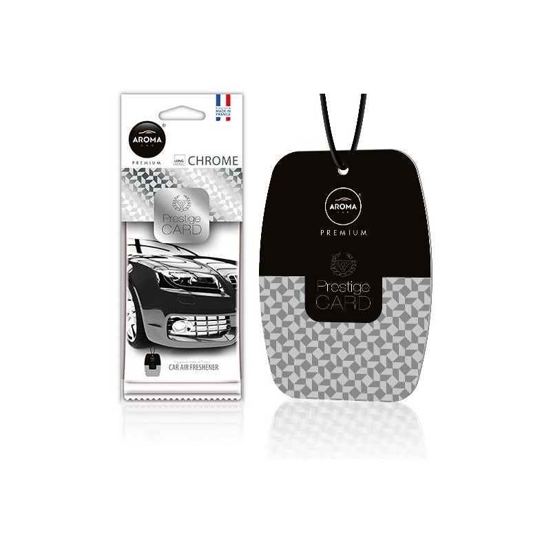 Auton ilmanraikastin AROMA PRESTIGE CARD CHROME