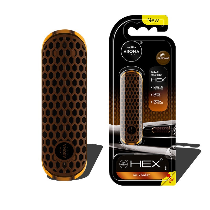 Auton ilmanraikastin AROMA FANCY SHAPES POLYMER HEX Mukhalat