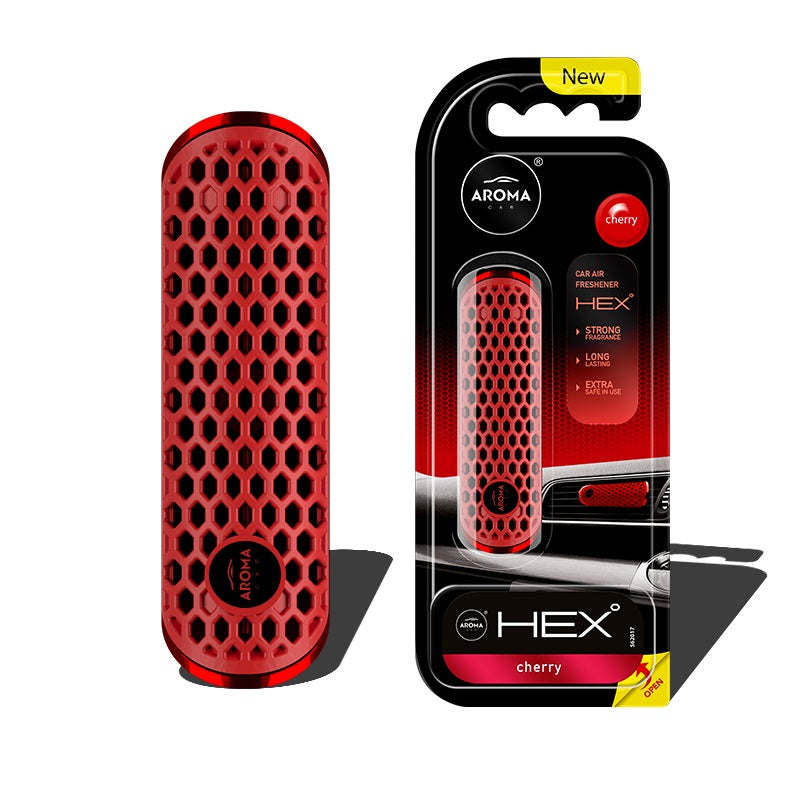 Auton ilmanraikastin AROMA FANCY SHAPES POLYMER HEX Cherry