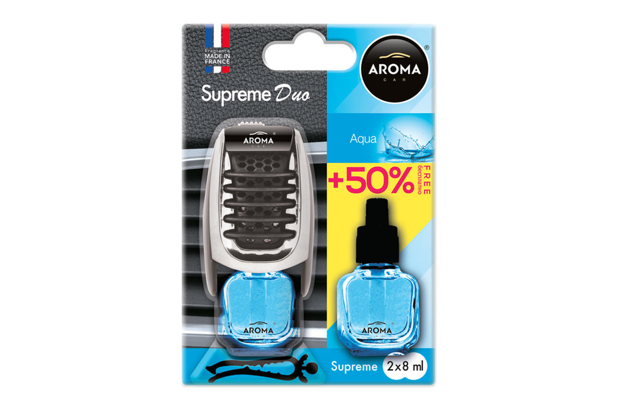 Auton ilmanraikastin AROMA SUPREME DUO AQUA